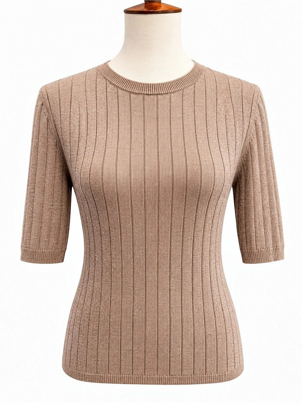 BR Banana Republic Merino Wool Ribbed Sweater Size Small Short Sleeve